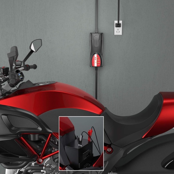 New! Ampeak Battery Charger Automotive: 5A 12V Auto Trickle Charger Maintainer - Picture 11 of 16